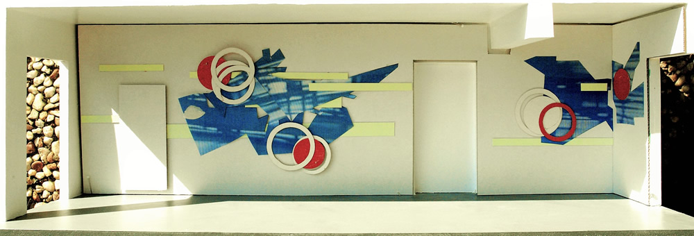 Modellentwurf für eine Wandgestaltung (b) 